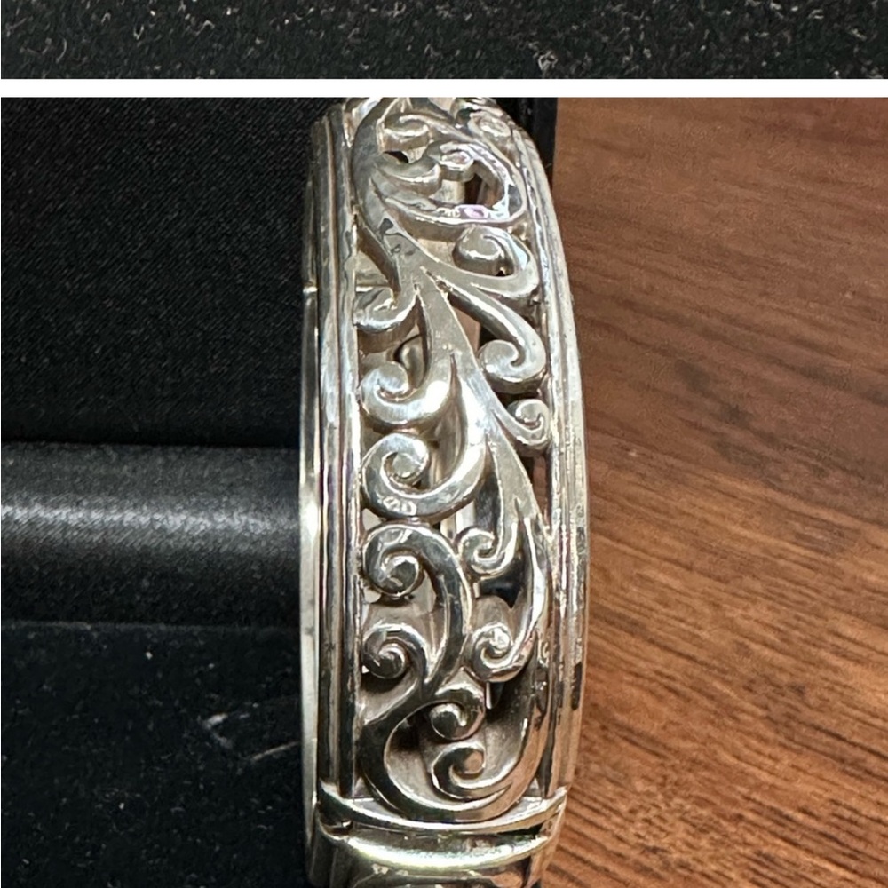 Brighton Silver Bracelet with Intricate Design